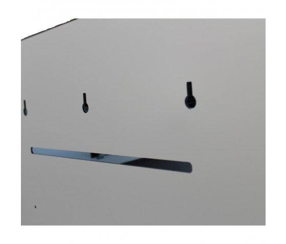 Bravour BRVD12 Ladeschrank für 12 Tablets oder Laptops bis 17 Zoll - Weiß