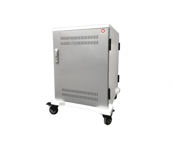 P-Tec T24V Ladewagen für 24 Tablets oder Laptops – Aufladen über Steckdosen