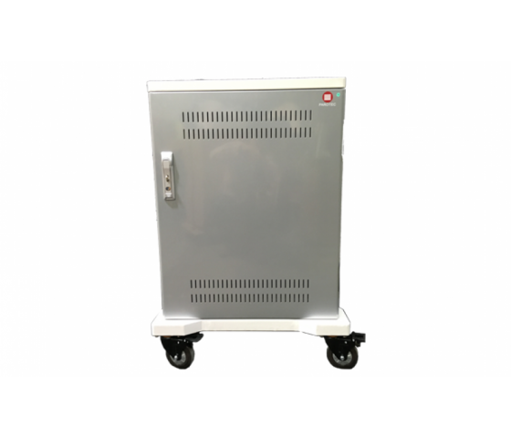 P-Tec T24V Ladewagen für 24 Tablets oder Laptops – Aufladen über Steckdosen