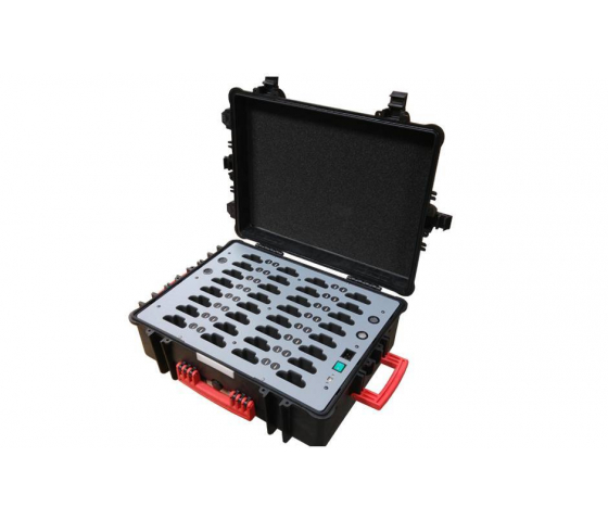 Parotec-IT iNsync C32 Smartphone management Koffer mit Lade- und Synchronisations-Funktion für bis 32 Handys, Smartphones