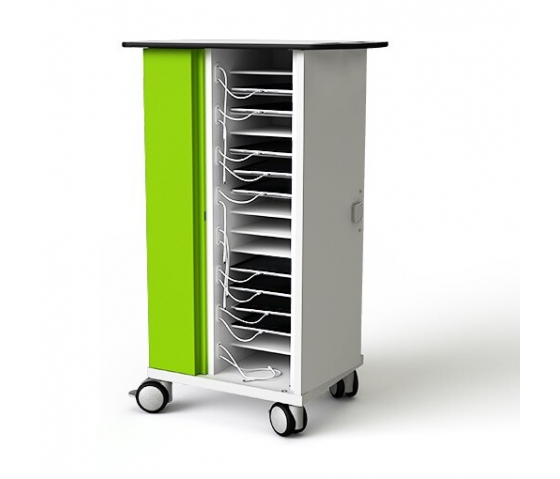 Tablet USB Ladewagen Zioxi für 16 Tablets, Digitale Codeschlösser