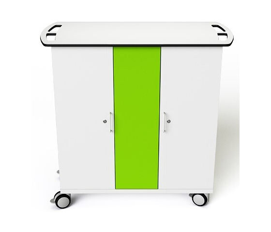 USB Ladewagen Zioxi für 32 Tablets bis zu 10.5 Zoll, Digitales Codeschloss