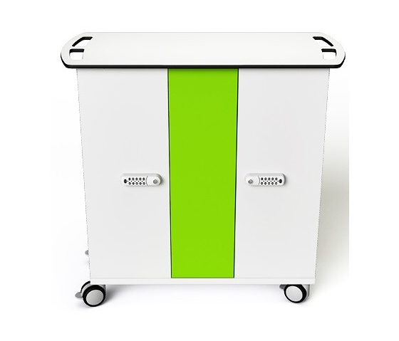 USB Ladewagen Zioxi für 32 Tablets bis zu 10.5 Zoll, Digitales Codeschloss