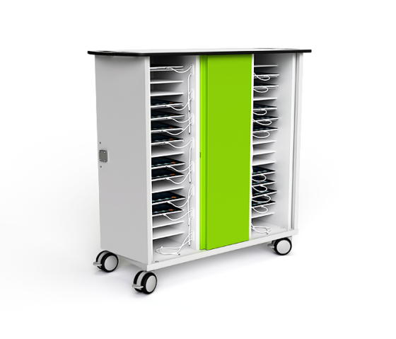 USB-C-Ladestation Zioxi CHRGTUC-TB-40-C für 40 Tablets bis zu 10,5 Zoll – digitales Zahlenschloss