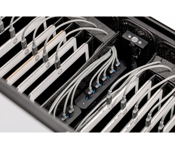 TC20 TwinCharge iPad-Ladekoffer für 20 iPads - inklusive Lightning-Kabel - weiß