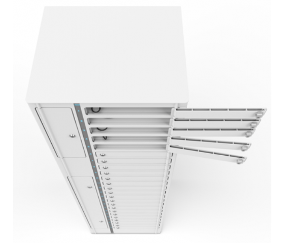 Zioxi Volt Bay Ladeschrank für 24 Chromebooks bis zu 14