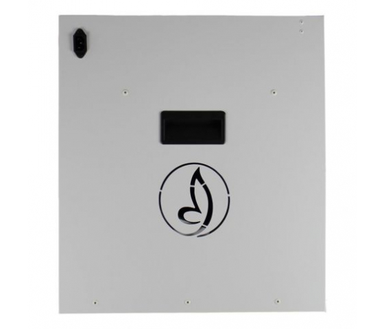 Bravour BRVD16 Ladeschrank für 16 mobile Geräte bis zu 17 Zoll - Weiß - Steckdose