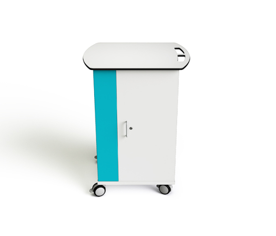 Zioxi onView Netwerk Ladewagen für 16 Laptops - inkl. USB-C-Kabeln - RFID-Steckplatz