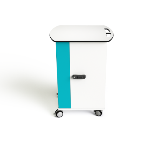 Zioxi onView Netwerk Ladewagen für 16 Laptops - inkl. USB-C-Kabeln - RFID-Steckplatz