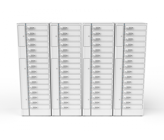 BYOD Volt AC & USB-C Ladeschließfächer VLSB-16S-MUC-C-G-EU# inklusief USB-C kabels voor 16 apparaten tot 17 inch - digitaal codeslot