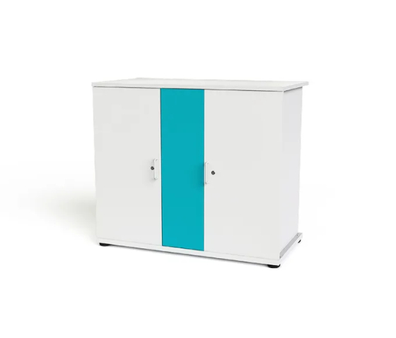 Laptop Ladeschrank Zioxi CHRGC-LS-32-K für 32 Laptops bis zu 15,6 Zoll - Tastensperre