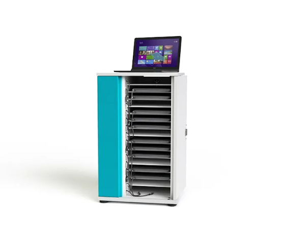 USB-C Ladeschrank für 32 Laptops - USB-C Kabel inklusive - Zioxi CHRGCUC-LS-32-C# - digitales Codeschloss