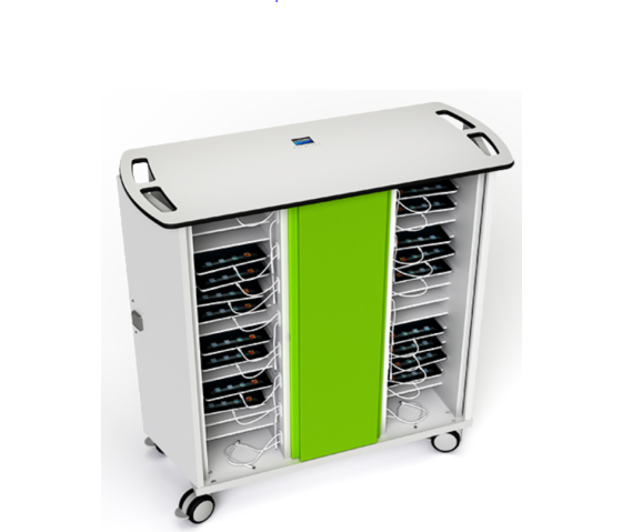 Tablet-Ladewagen mit Fernverwaltung für 16 bis 32 iPads und Tablets bis 11 Zoll - Zioxi onView