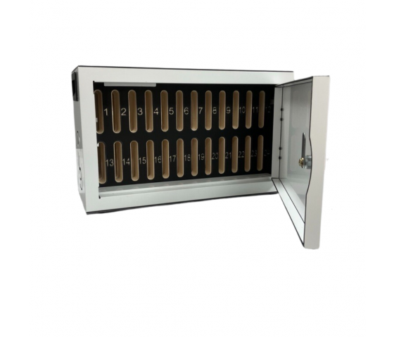 Abschließbarer Telefonwandschrank WBTOK24 für 24 Smartphones