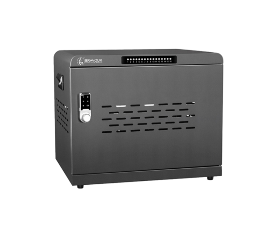 1000-W-USB-C- Ladestation für 16 Laptops und Tablets – mit Smart App – digitales Zahlenschloss
