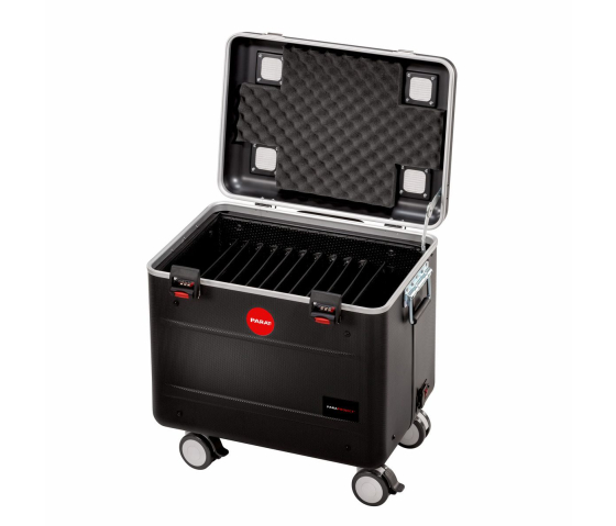 PARAT® TC10 TwinCharge Ladekoffer für 10 Tablets bis zu 12,9 Zoll – inklusive USB-C-Kabel