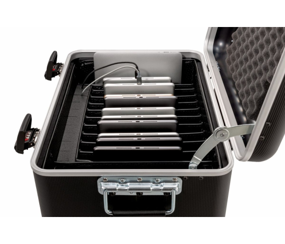 PARAT® TC10 TwinCharge Ladekoffer für 10 Tablets bis zu 12,9 Zoll – inklusive USB-C-Kabel