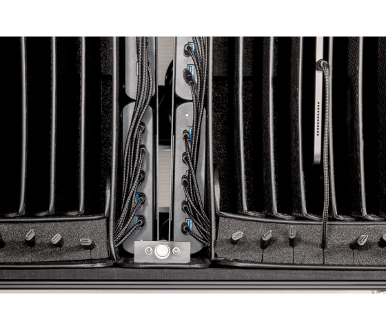 Parat Koffer TC20 TwinCharge mit 20 USB-C Ladekabeln Ladewagen für 20 Tablets bis zu 12,9 Zoll - schwarz