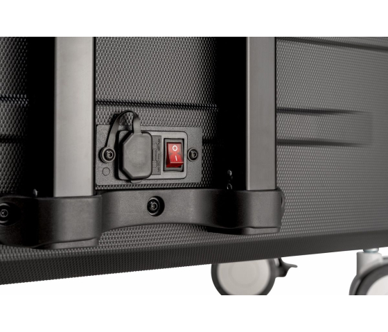 Parat Koffer TC20 TwinCharge mit 20 USB-C Ladekabeln Ladewagen für 20 Tablets bis zu 12,9 Zoll - schwarz