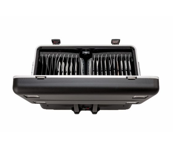 iPad-Ladekoffer TC20 TwinCharge mit 20 Lightning-Kabeln - für 20 Tablets bis zu 12,9 Zoll - schwarz