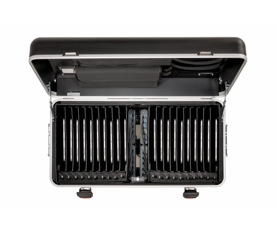 Tablet-Ladekoffer TC20 TwinCharge - USB-C & USB-A - für 20 Tablets bis zu 12,9 Zoll - schwarz