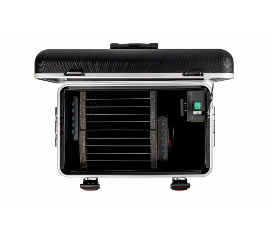 PARAT® Tablet-Tasche TC10 PLUS - für 10 Tablets bis zu 11,5 Zoll - USB-C, USB-A & Ethernet