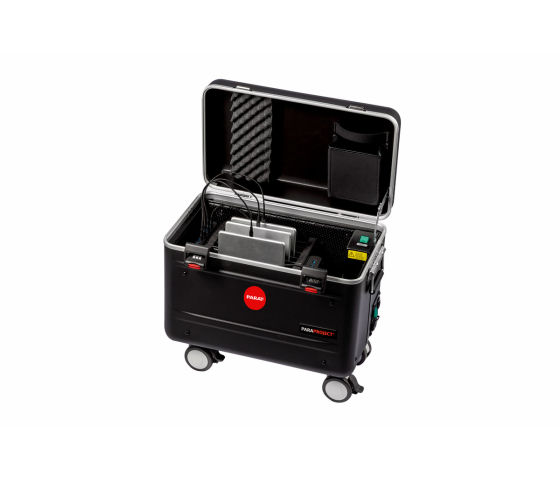 PARAT® Tablet-Tasche TC10 PLUS - für 10 Tablets bis zu 11,5 Zoll - USB-C, USB-A & Ethernet