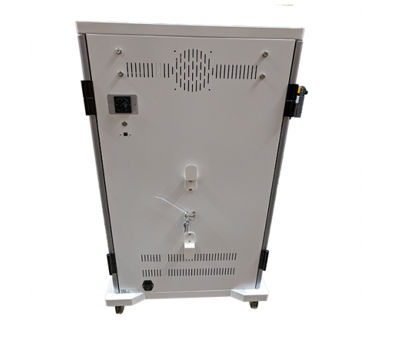 P-Tec T42V Ladewagen für 42 Tablets oder Laptops bis zu 16 Zoll – Aufladen über Steckdosen