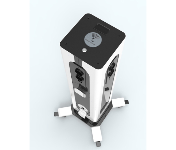 PowerTower 17 mit 8x 230V & 8x USB-A & 1x kabellos aansluitingen