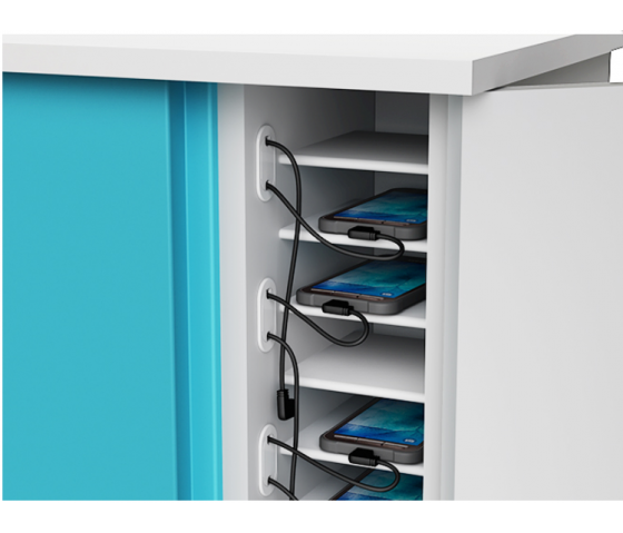 Zioxi Ladebox 32 Geräte Smartphone, iPod mit digitalem Codeschloss