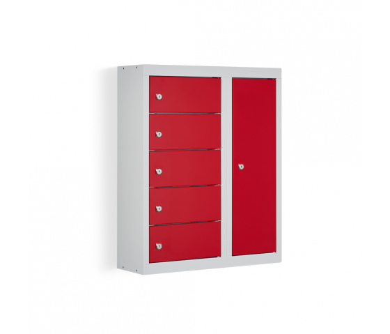 Handyfach mit 5 Fächern und Ladefunktion