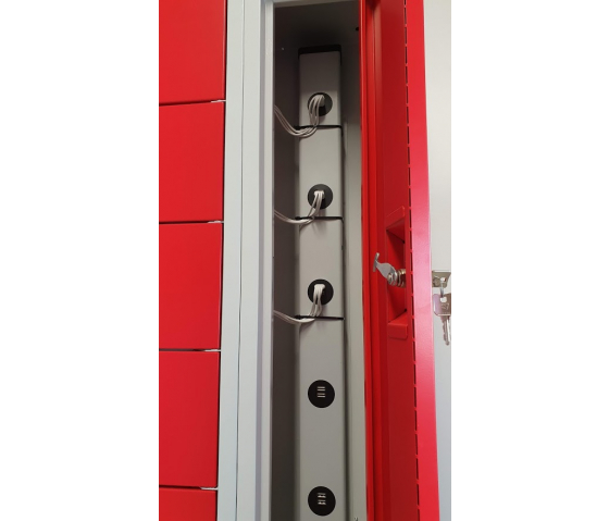 Handyfach mit 5 Fächern und Ladefunktion