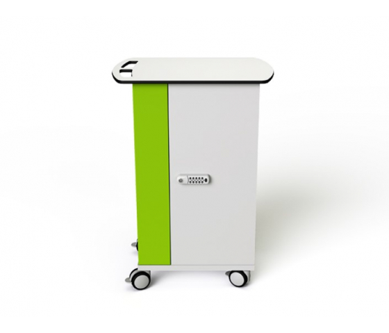 Zioxi Tablet Ladewagen mit Tragekörben für 16 Tablets bis zu 10,5 Zoll - Digitales Codeschloss