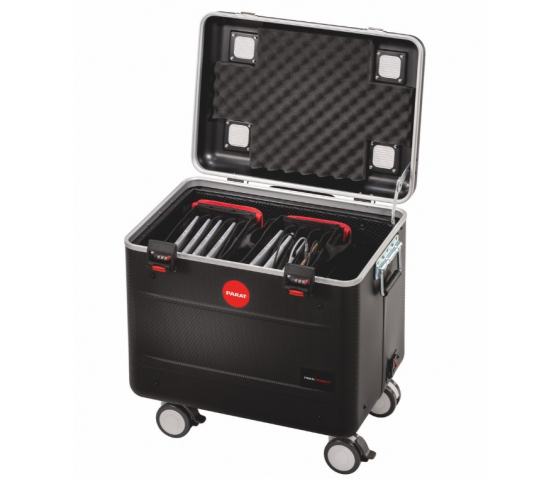 Parat Tablet-Ladekoffer TC10 BASKET TwinCharge USB-C für 10 Tablets bis 11,5 Zoll in Schwarz