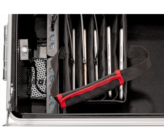 Parat Tablet-Ladekoffer TC10 BASKET TwinCharge USB-C für 10 Tablets bis 11,5 Zoll in Schwarz