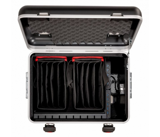 Parat Tablet-Ladekoffer TC10 BASKET TwinCharge USB-C für 10 Tablets bis 11,5 Zoll in Schwarz