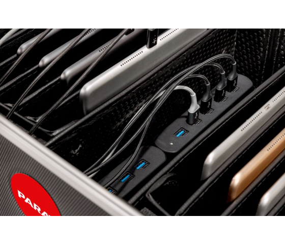 Parat-Koffer TC20 GaN TwinCharge USB-C Ladekoffer für 20 Tablets bis zu 12,9 Zoll