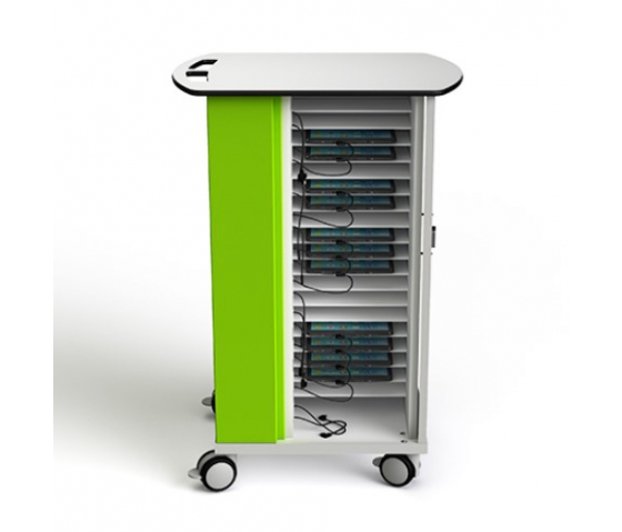 Zioxi Tablet USB-C Ladewagen für 20 Tablets bis zu 10,5 Zoll - Möbelschloss