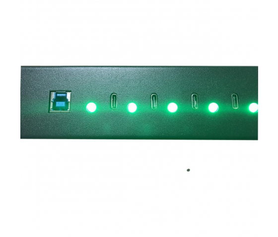 Bavour 1U 16-Port 3.1 USB-C Lade- und Synchronisations-Hub