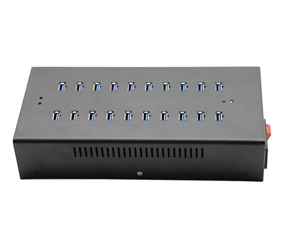 Bravour 20-Port USB-A 2.0 10 W Synchronisierungs- und Ladehub