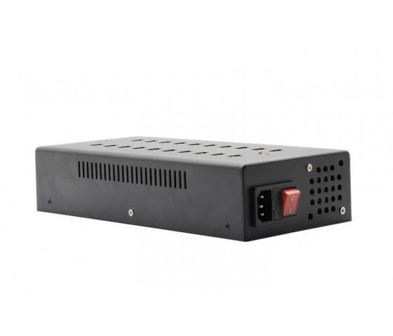 Bravour 20-Port USB-A 2.0 10 W Synchronisierungs- und Ladehub