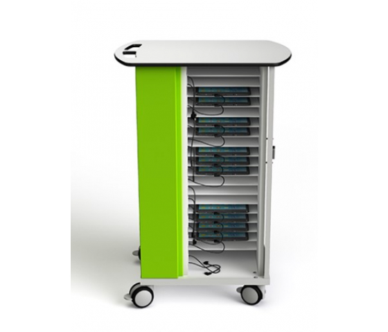 Zioxi Ladewagen für 16 iPads und Tablets bis 11 Zoll mit digitalem Codeschloss