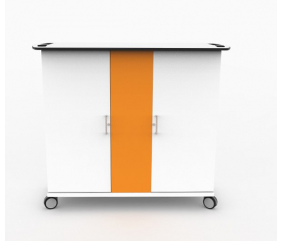 Zioxi Ladewagen für 30 iPads und Tablets in KidsCover mit Schloss