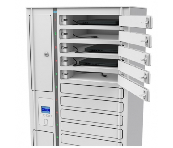 Chromebook Volt 1:1 Ladeschrank VCB1-24S-M-O für 24 Chromebooks bis zu 14 Zoll - RFID-Schloss + Websteuerung