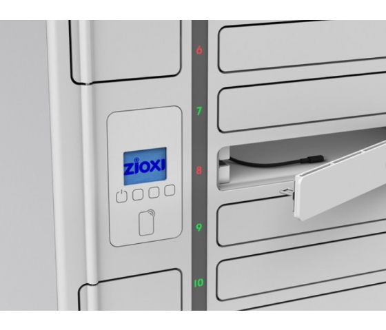 Chromebook Volt 1:1 Ladeschrank VCB1-24S-M-O für 24 Chromebooks bis zu 14 Zoll - RFID-Schloss + Websteuerung