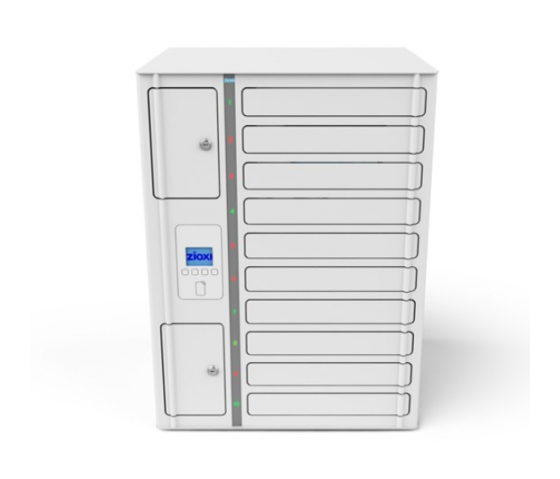 Volt 1:1 USB-C Ladeschrank VCB1-10S-UC-O# inkl. USB-C Kabel für 10 Chromebooks bis 14 Zoll - RFID Schloss + Websteuerung