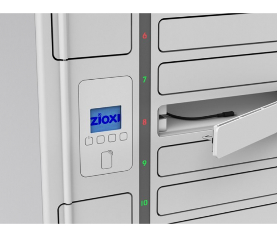 Volt 1:1 USB-C Ladeschrank VCB1-10S-UC-O# inkl. USB-C Kabel für 10 Chromebooks bis 14 Zoll - RFID Schloss + Websteuerung