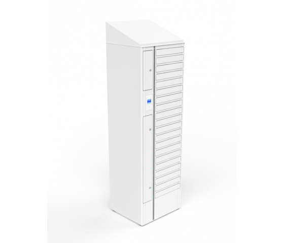 Laptop Volt 1:1 USB-C Ladeschrank VLS1-16S-UC-O# inkl. USB-C Kabel für 16 Laptops bis 17 Zoll - RFID Schloss + Websteuerung