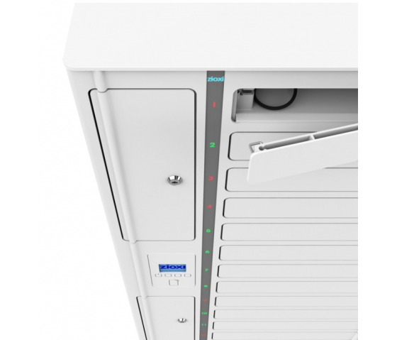 Laptop Volt 1:1-Ladeschrank VLS1-16S-M-O für 16 Laptops bis zu 17 Zoll - RFID-Schloss + Websteuerung