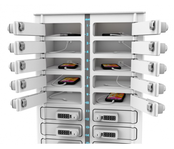 Smartphone Volt 1:1 USB-C Ladeschrank VSP1-20D-UAC-K für 20 Smartphones - Tastensperre